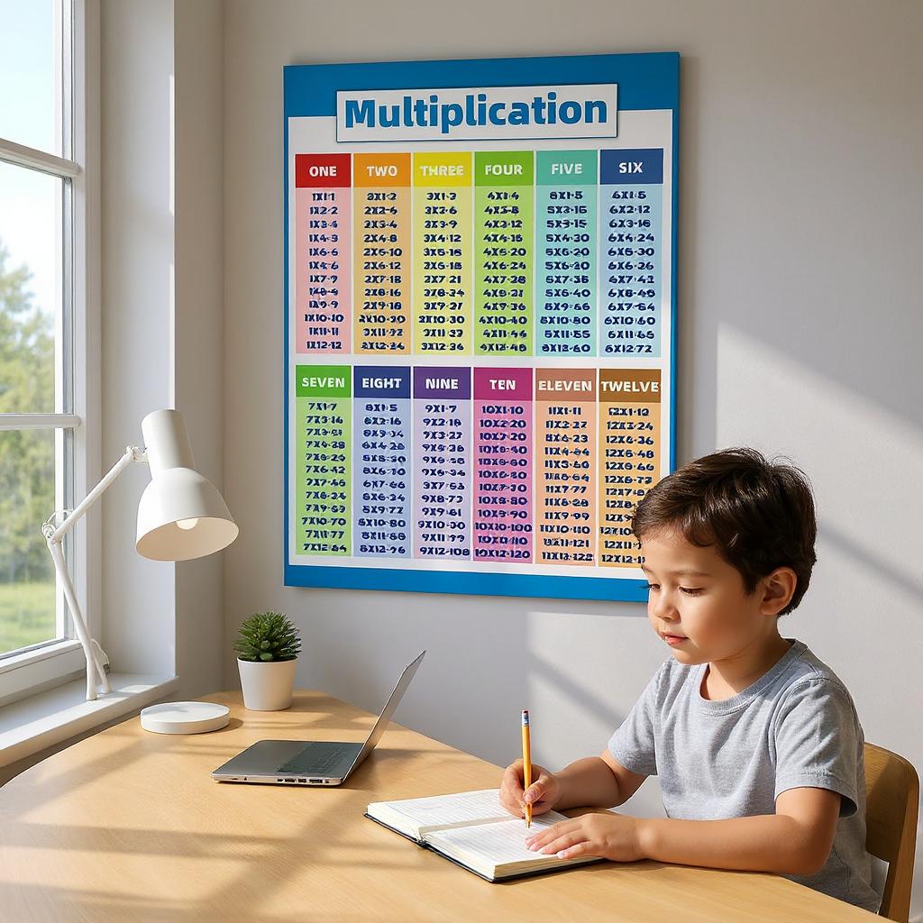 x4 Math Posters (Addition, Subtraction, Multiplication, Division)