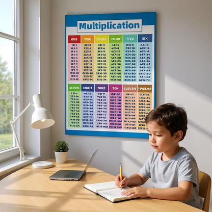 x4 Math Posters (Addition, Subtraction, Multiplication, Division)